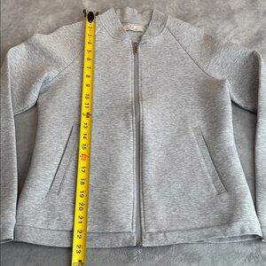 Rare NWOT Audimas Fitted Full Zip Jacket Gray Size Medium (runs small)